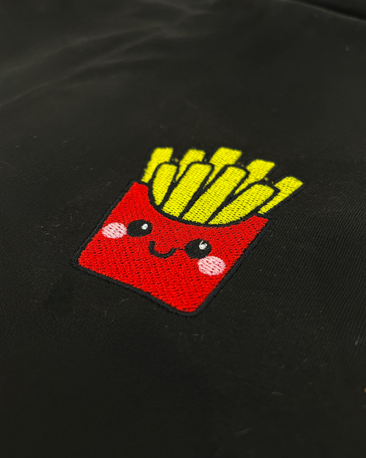 Bavlněná mikina s výšivkou Fries