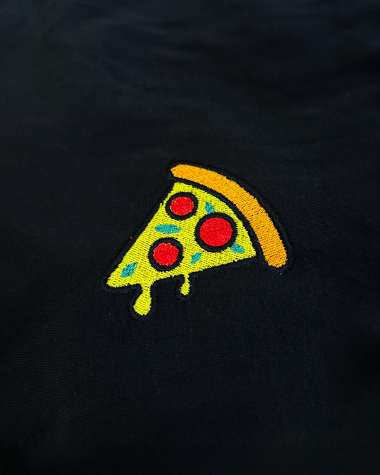 Bavlněná mikina s výšivkou Pizza