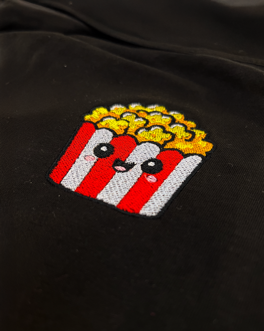 Bavlněná mikina s výšivkou Popcorn