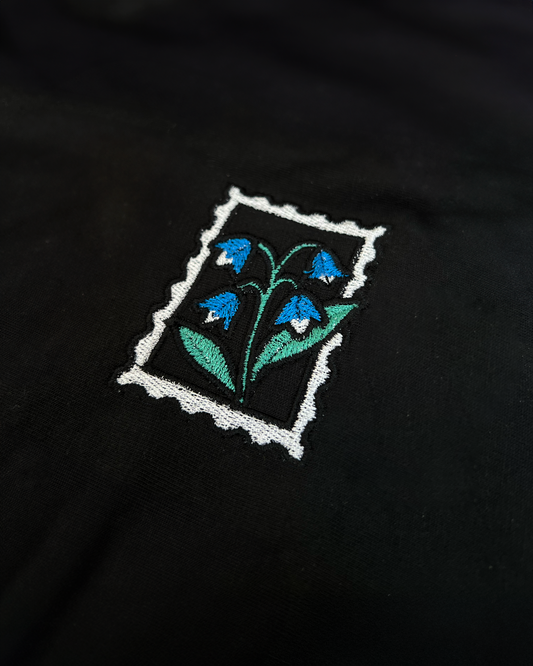 Bavlněná mikina s výšivkou Zvonek