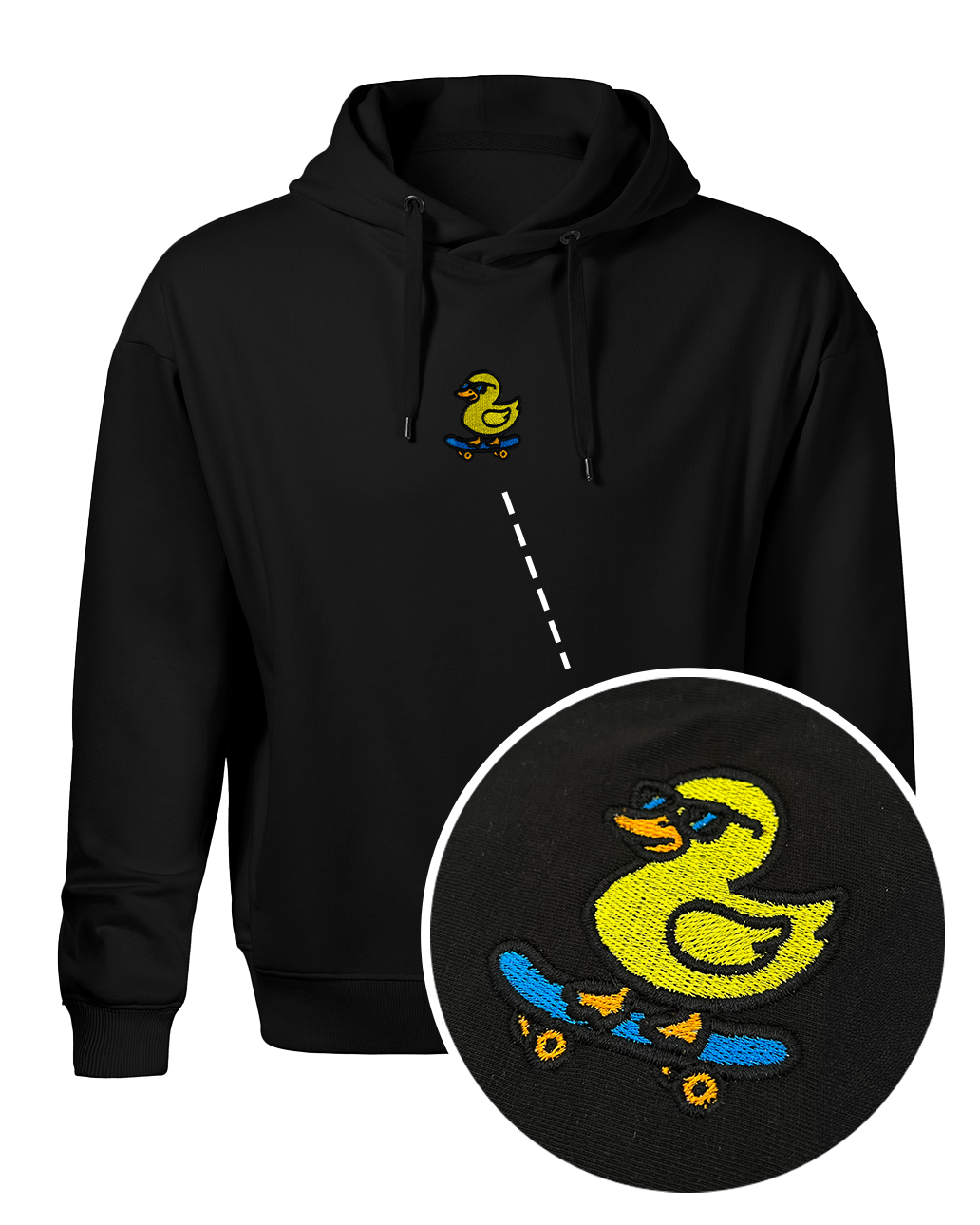 Bavlněná mikina s výšivkou Cool Kačenka