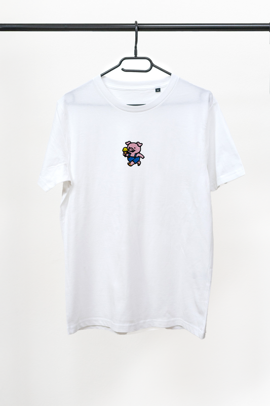 Bavlněné tričko s výšivkou Čuník