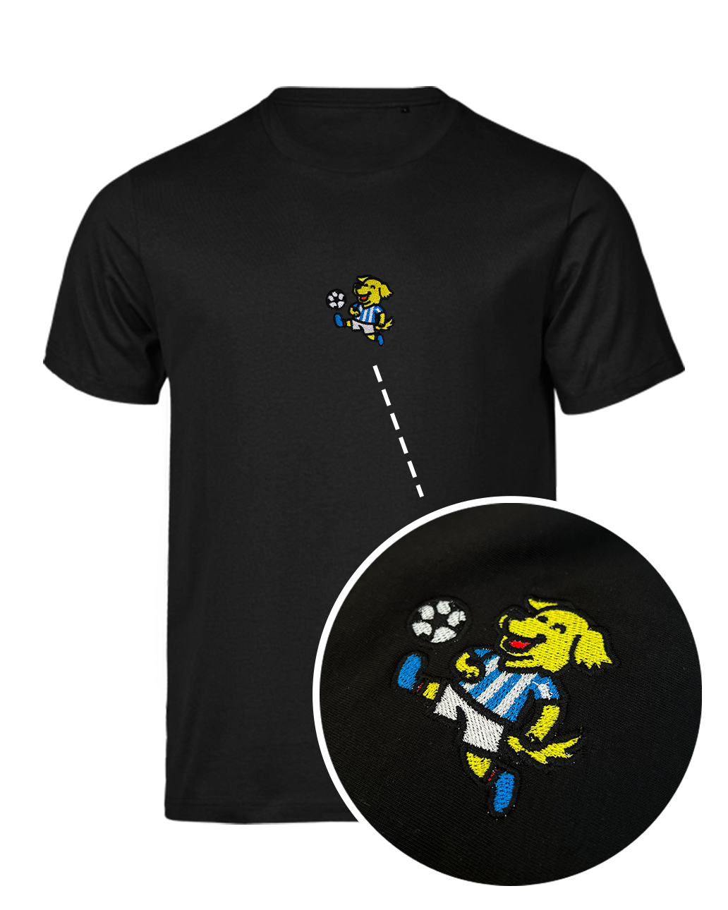 Bavlněné tričko s výšivkou Goalden Retriever