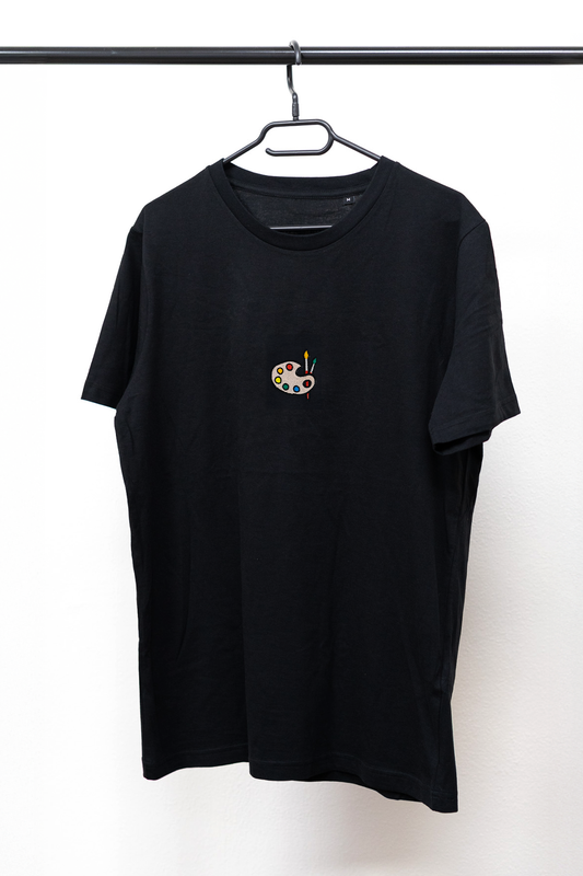 Bavlněné tričko s výšivkou Paleta barev