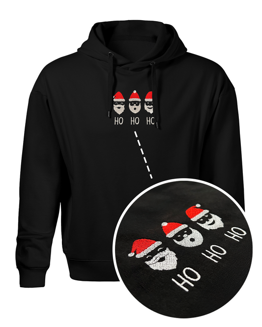 Bavlněná mikinaa s výšivkou Ho Ho Ho