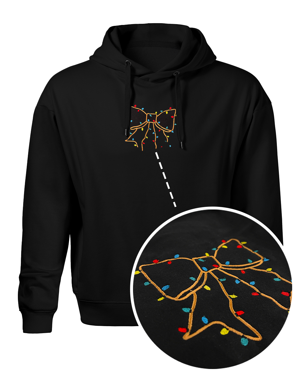 Bavlněná mikina s výšivkou Mašle