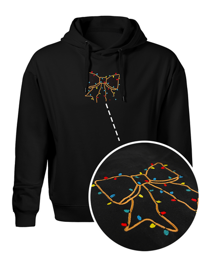 Bavlněná mikina s výšivkou Mašle