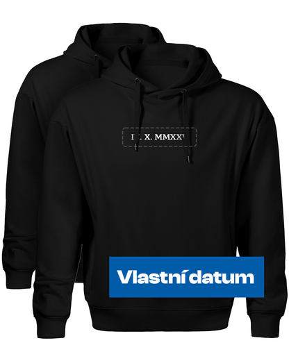 Set dvou mikin s datem v římských číslech