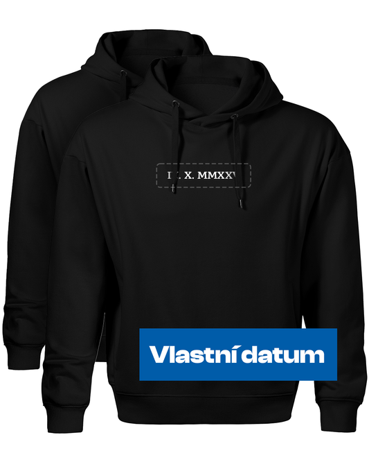 Set dvou mikin s datem v římských číslech