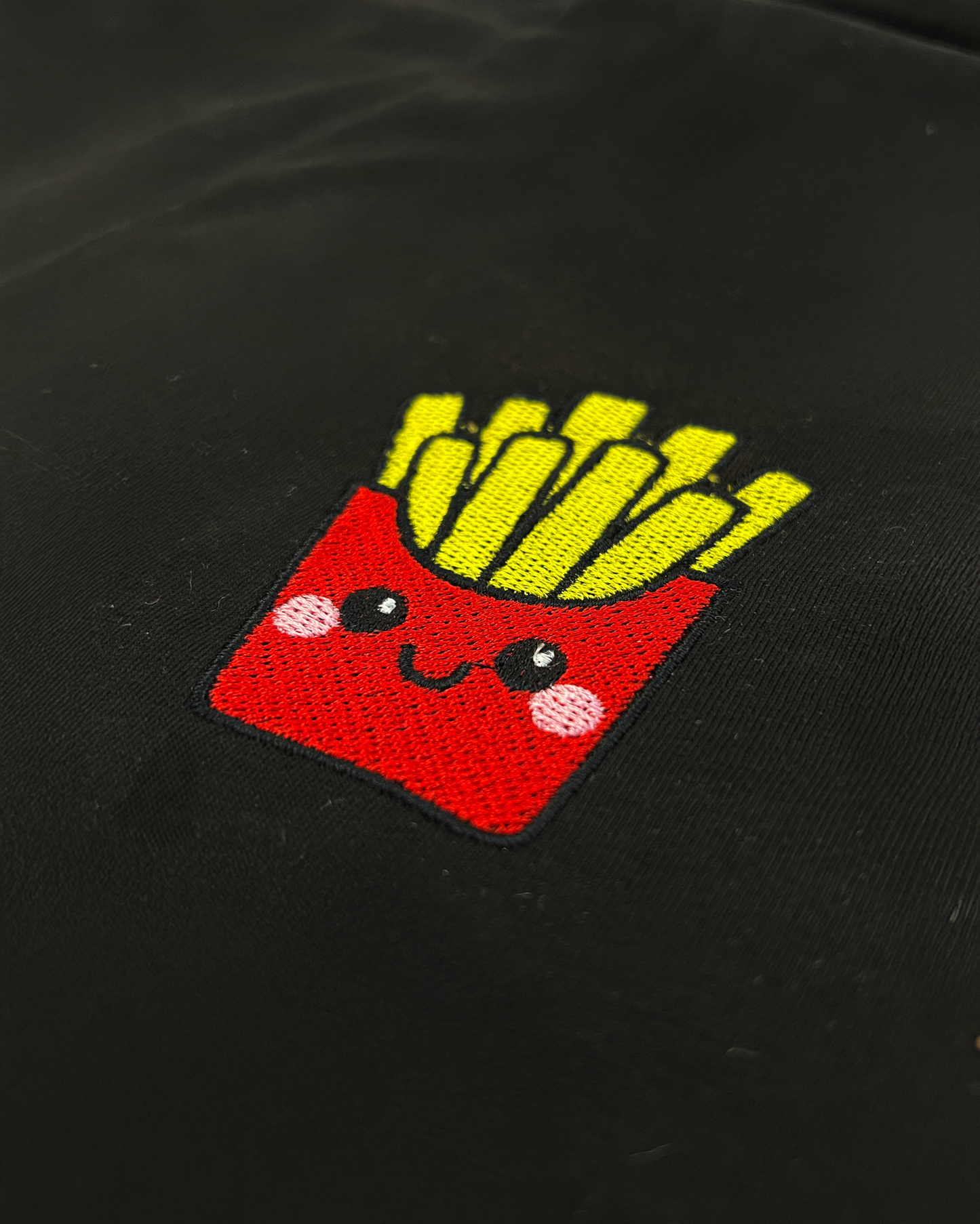 Bavlněné tričko s výšivkou Fries